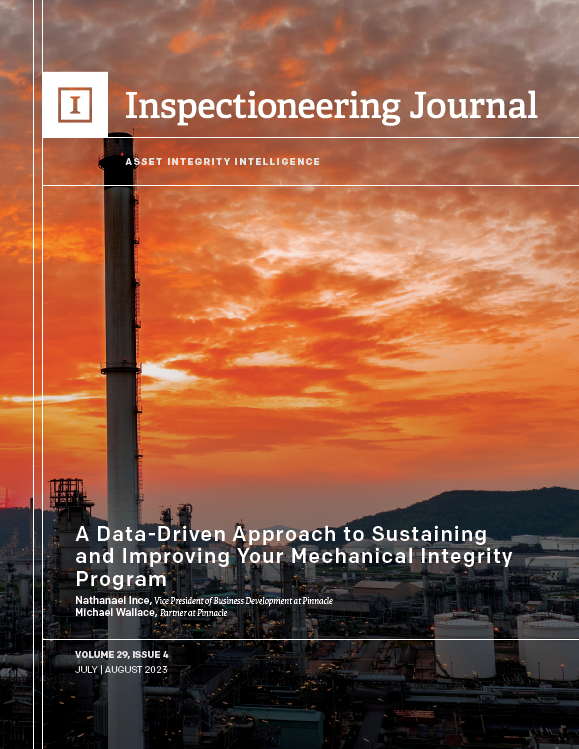 A Data Driven Approach to Sustaining and Improving Your Mechanical Integrity Program_Cover Page