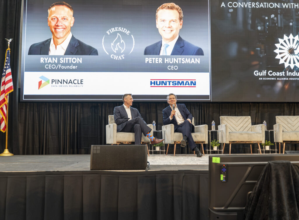 Peter Huntsman and Ryan Sitton discuss AI and industrial leadership at GCIF 2026.
